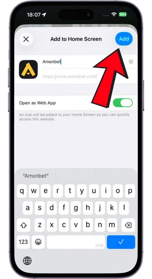 Confirm shortcut creation